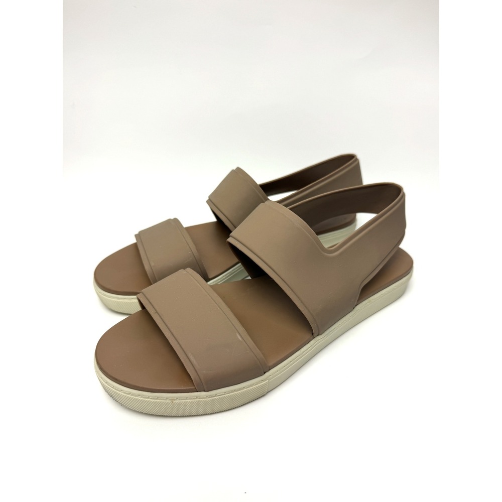 Vince Eres Rubber Platform Waterproof Sandals Nude Tan Size 9